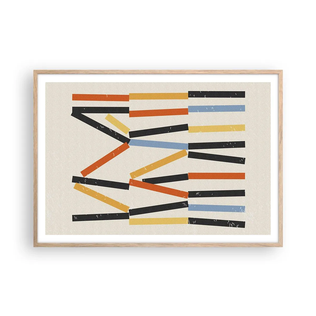 Affisch i ram av ljusek - Horisontell komposition - 100x70 cm