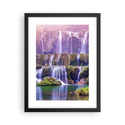 Affisch i svart ram - Trappan till himlen - 30x40 cm