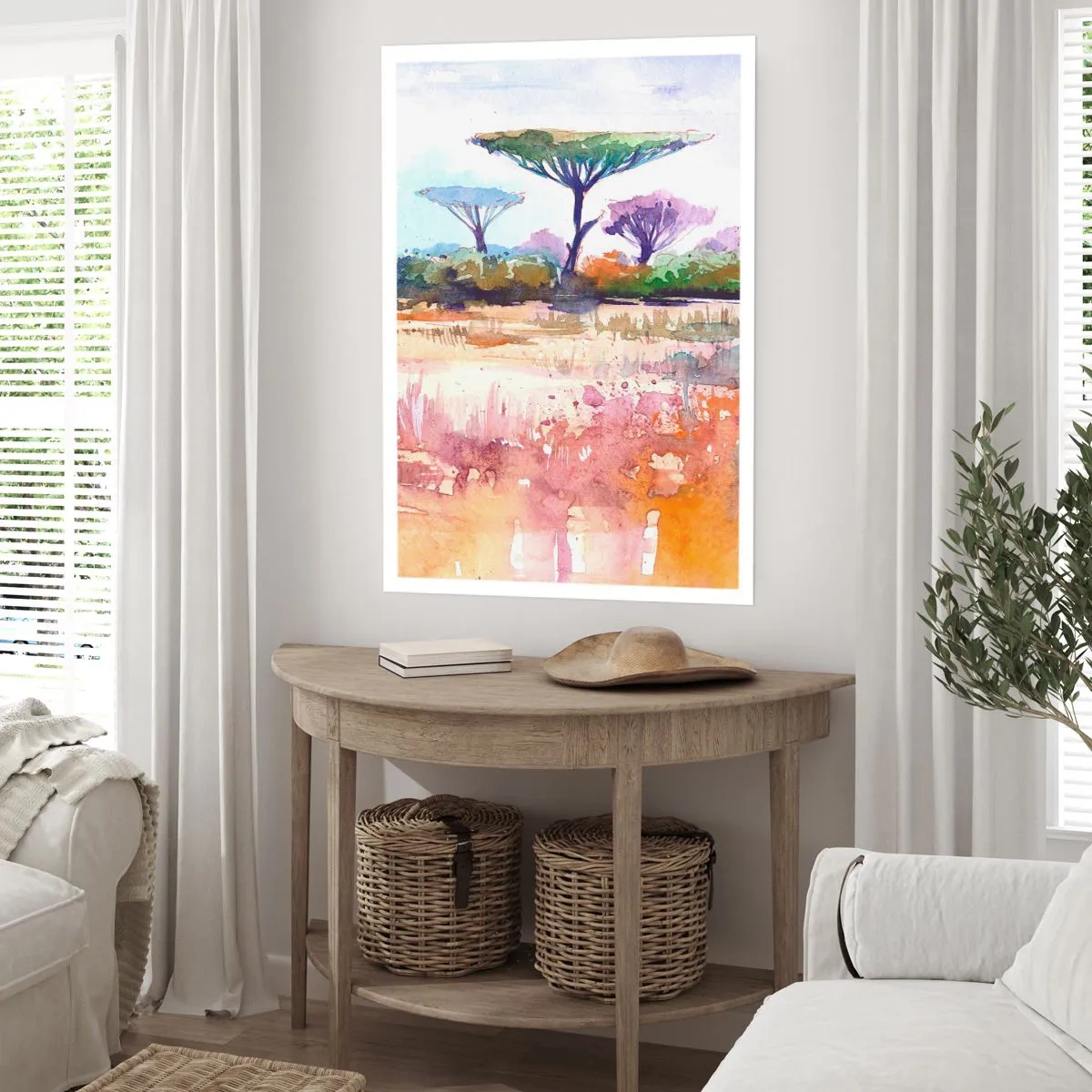 Affisch - Savannens färg - 70x100 cm