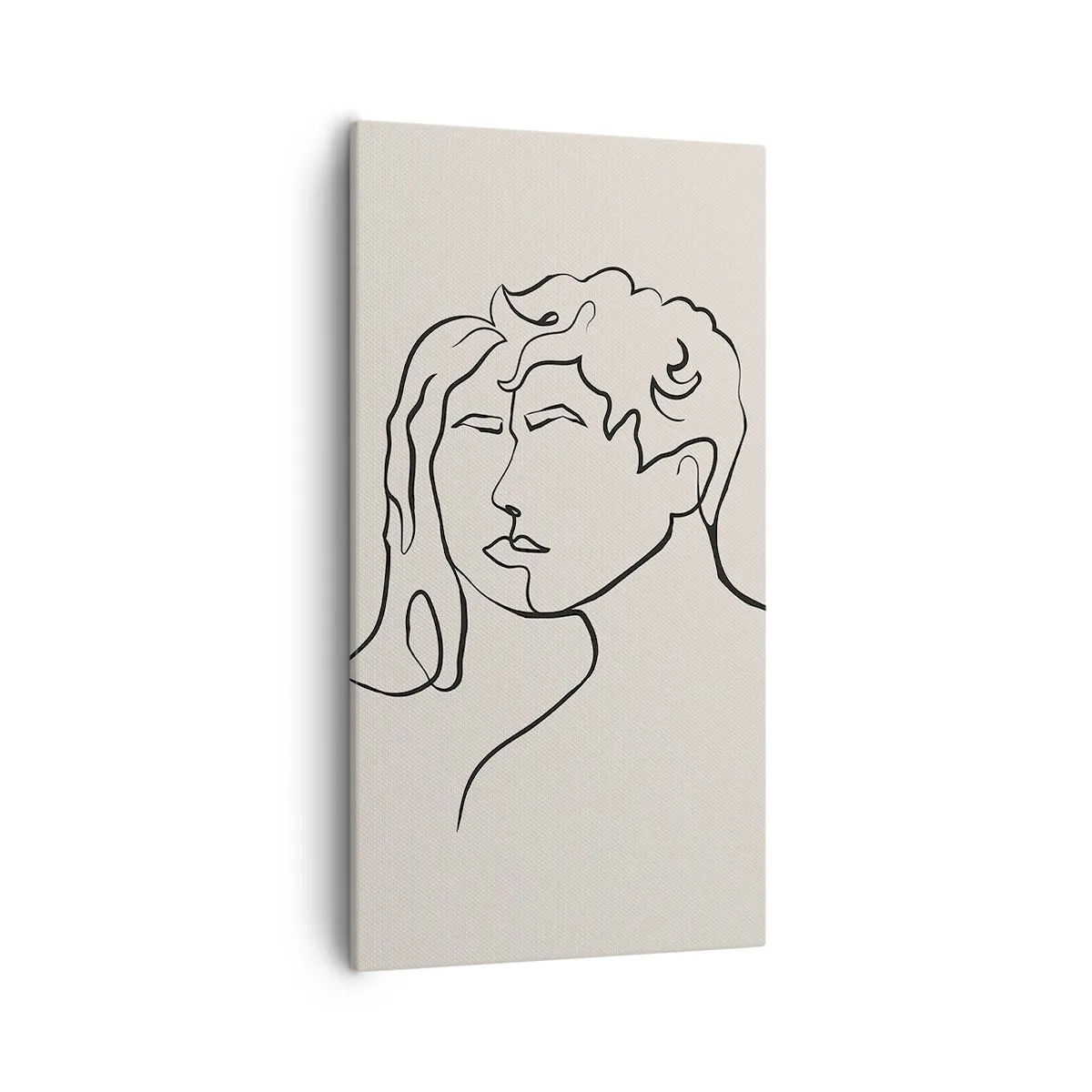 Canvastavla - Bild på duk - Och enighet har blivit - 55x100 cm