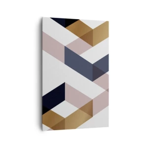 Canvastavla - Bild på duk - Plan och vinklar - 80x120 cm