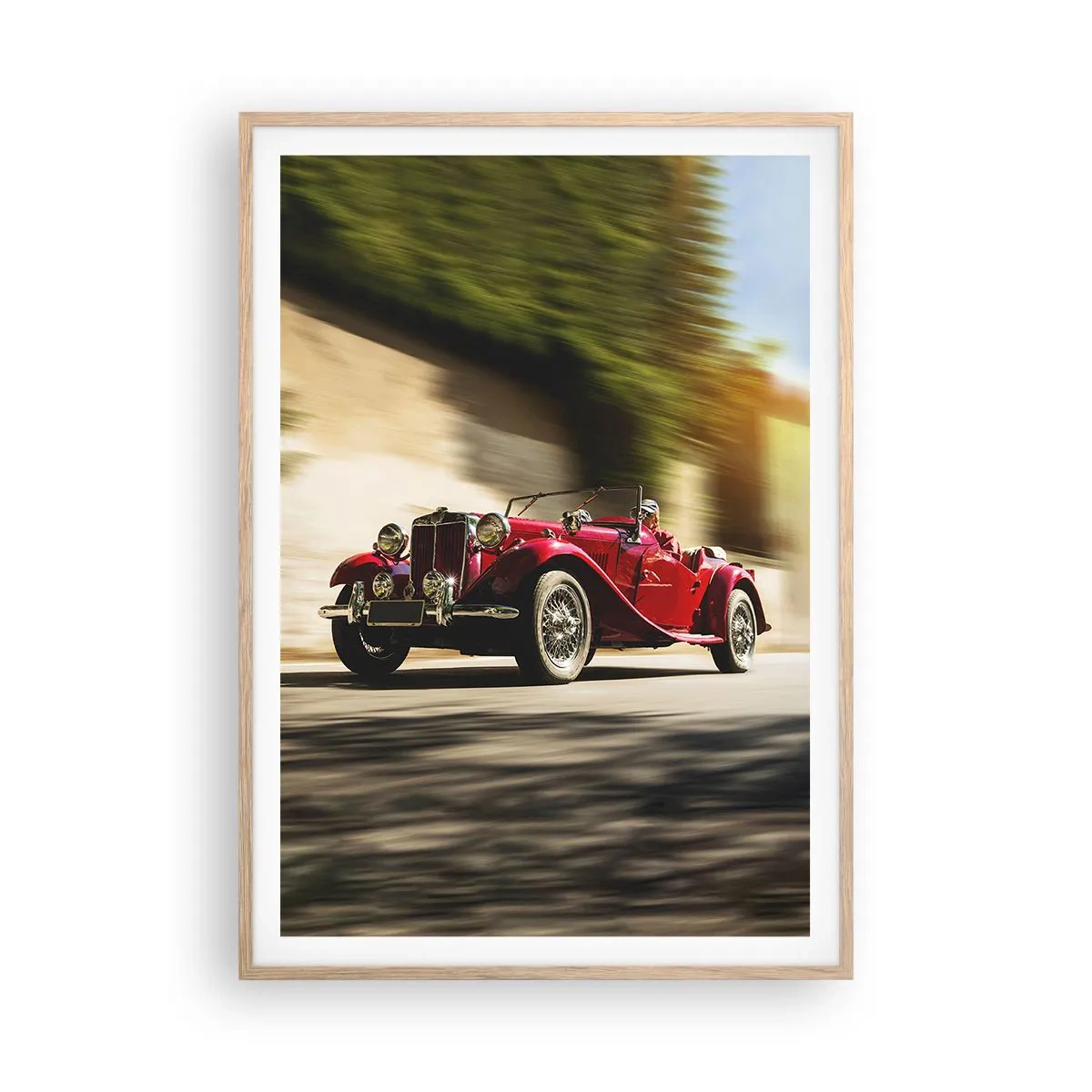 Affisch i ram av ljusek - Vackrare än Nike från Samothrakis - 70x100 cm