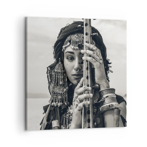 Canvastavla - Bild på duk - Bara Orientens musik - 60x60 cm