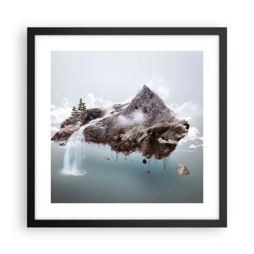 Affisch i svart ram - Med surrealistens öga - 40x40 cm