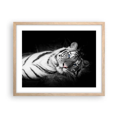 Affisch i ram av ljusek - Vildhet och lugn - 50x40 cm