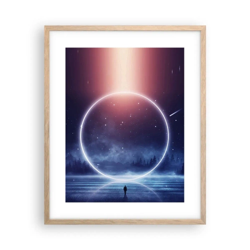 Affisch i ram av ljusek - De finns redan här... - 40x50 cm