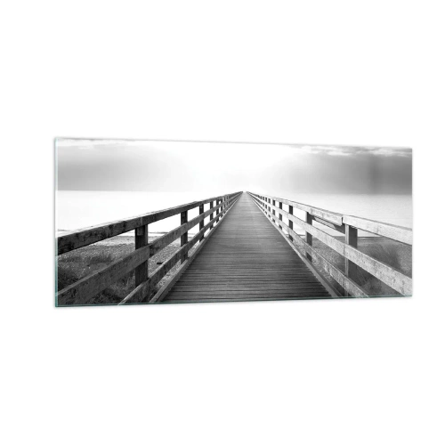Glastavla - Bild på glas - Ut i det oändliga... - 100x40 cm