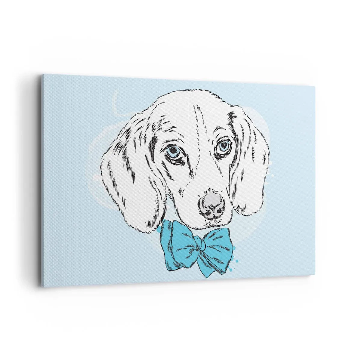 Canvastavla - Bild på duk - Hundelegans - 120x80 cm