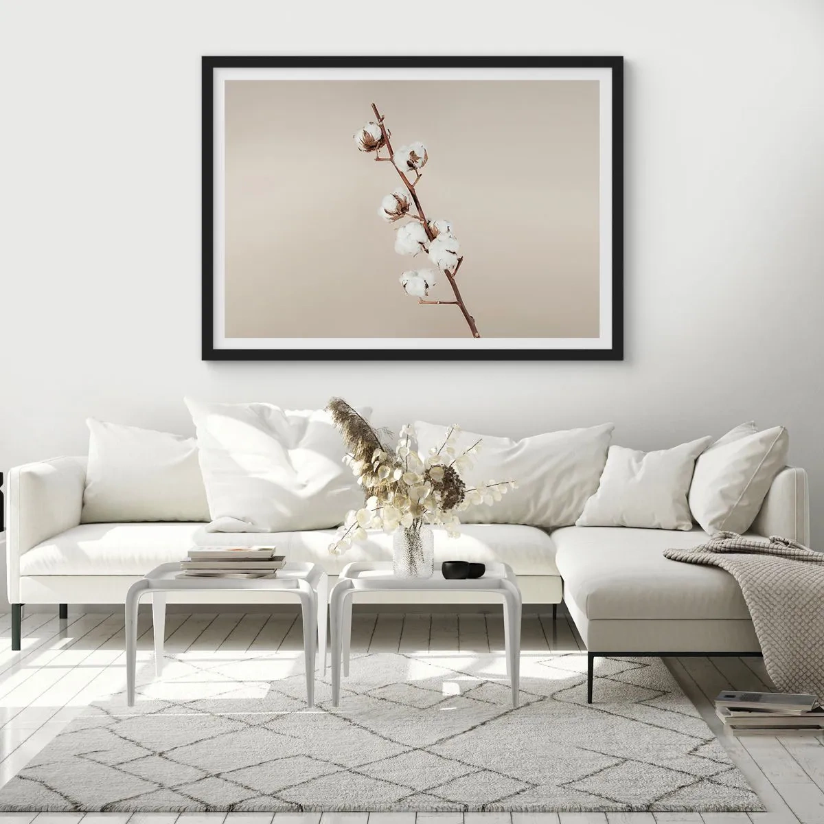 Affisch i svart ram - Hos mjukhetens källa - 91x61 cm