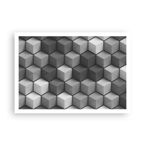 Affisch - Kubistiskt pussel - 100x70 cm