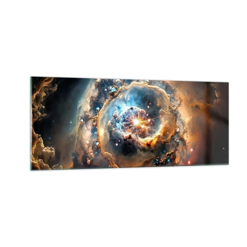 Glastavla - Bild på glas - Början - 100x40 cm