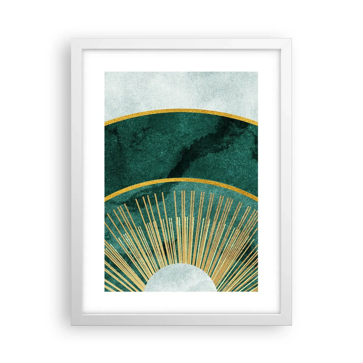 Affisch i vit ram - Ett annorlunda solsystem - 30x40 cm