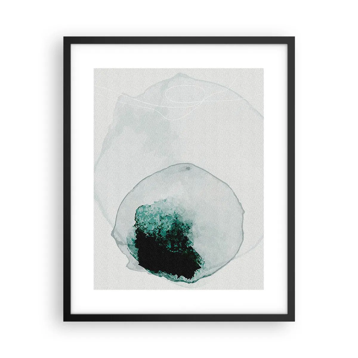 Affisch i svart ram - I en droppe vatten - 40x50 cm
