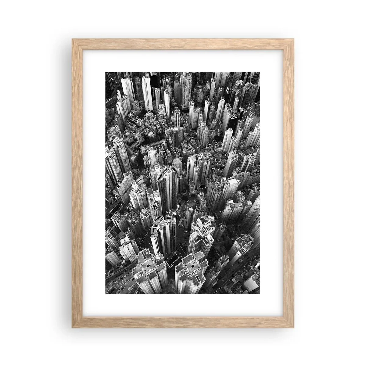 Affisch i ram av ljusek - Hela tiden högre och högre - 30x40 cm