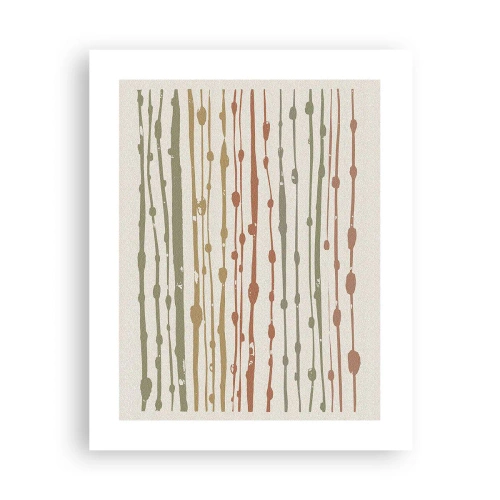 Affisch - Musikalisk färgnotation - 40x50 cm