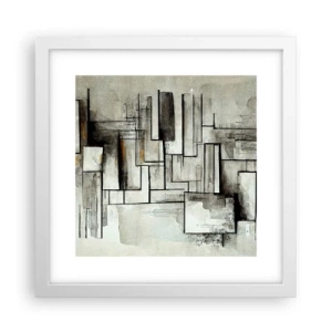 Affisch i vit ram - Kraften i enkelhet - 30x30 cm