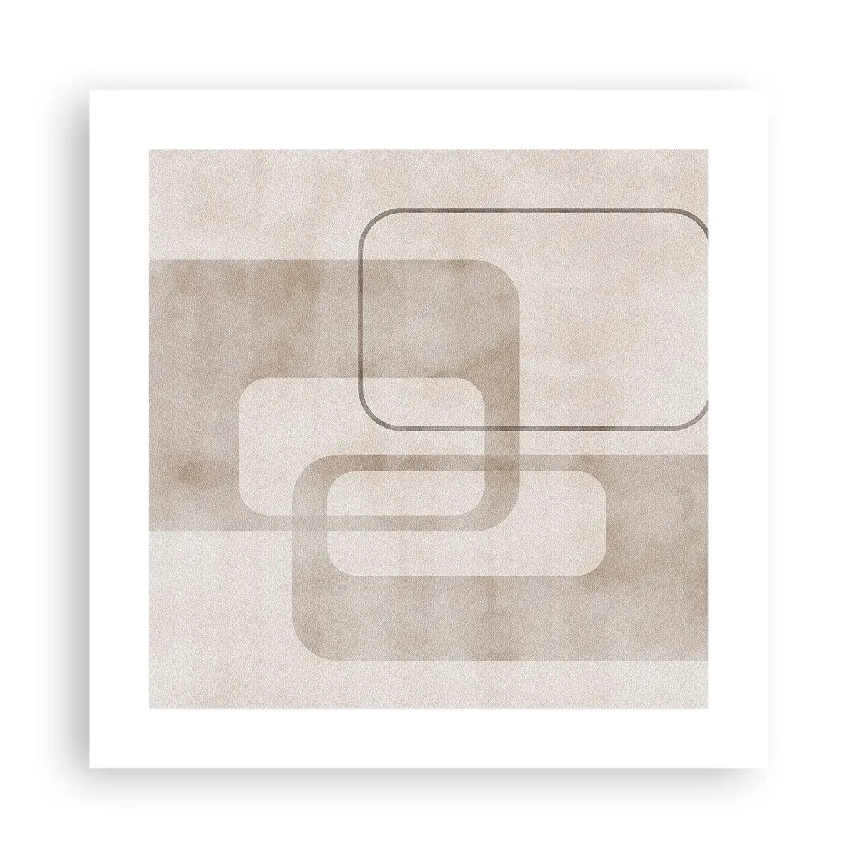 Affisch - Geometrisk fug - 40x40 cm