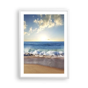 Affisch i vit ram - Rörlighet och orörlighet samtidigt - 50x70 cm