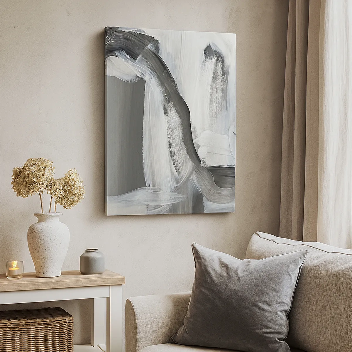 Canvastavla - Bild på duk - Med bestämd rörelse - 50x70 cm