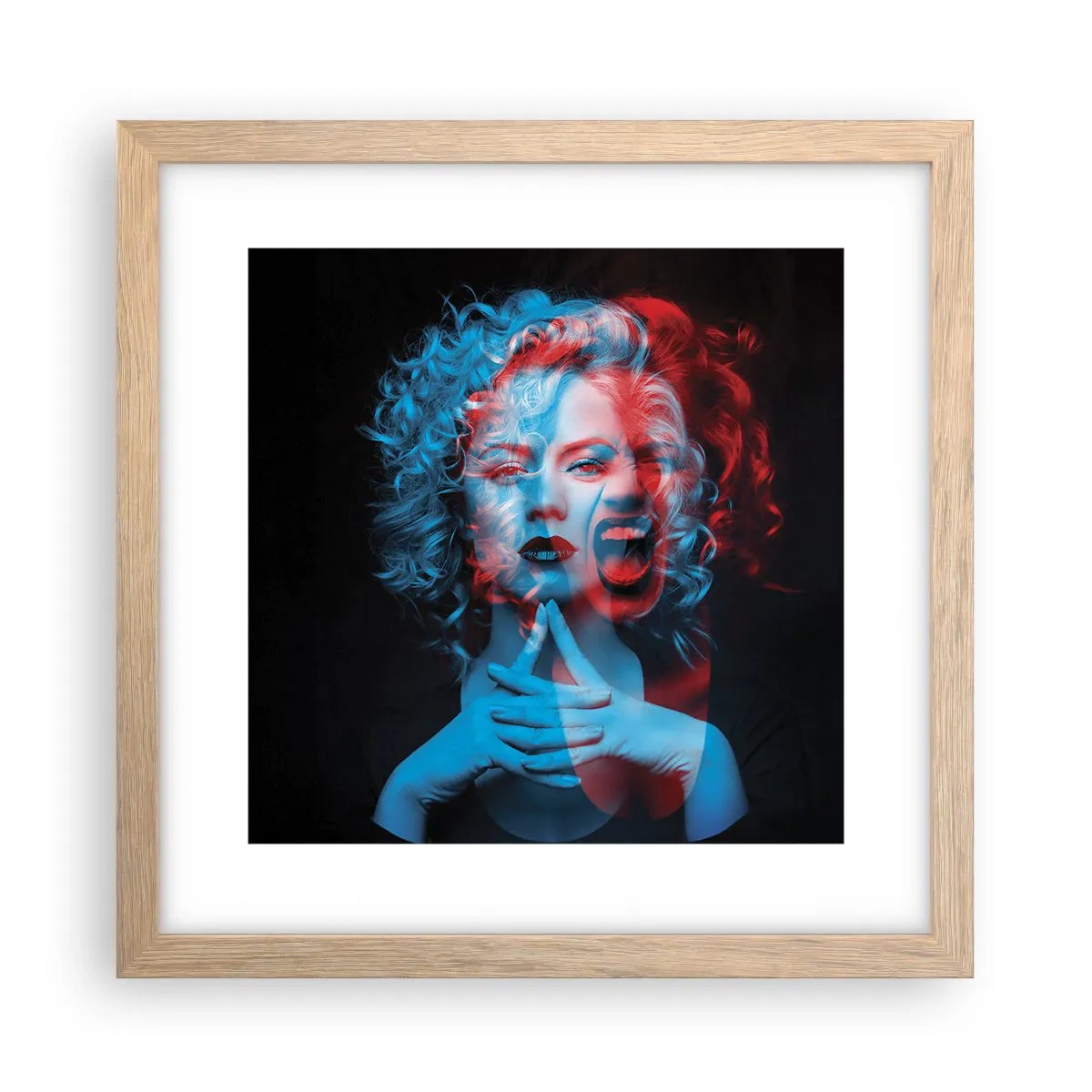 Affisch i ram av ljusek - Alter ego - 30x30 cm