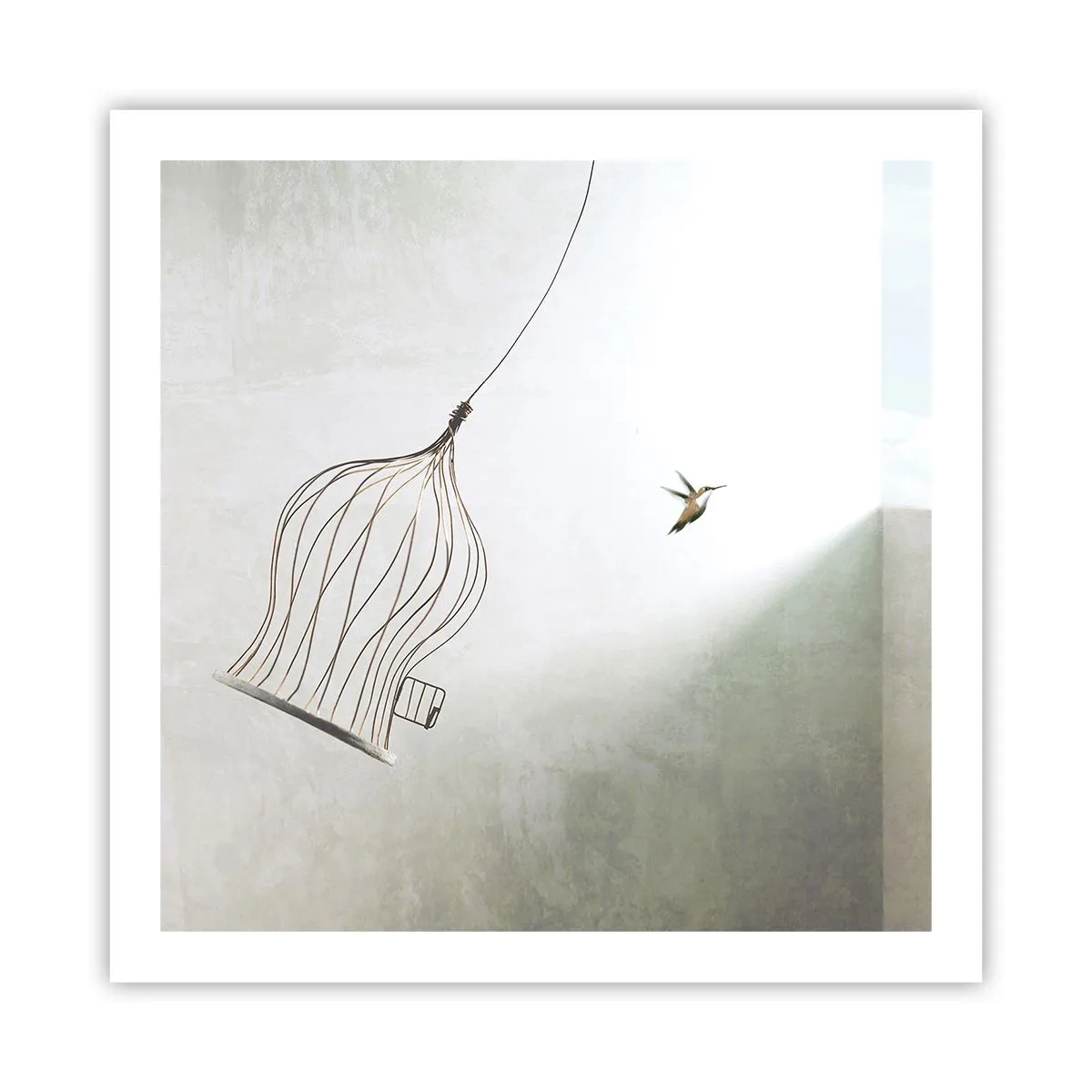 Affisch - I sitt esse - 60x60 cm