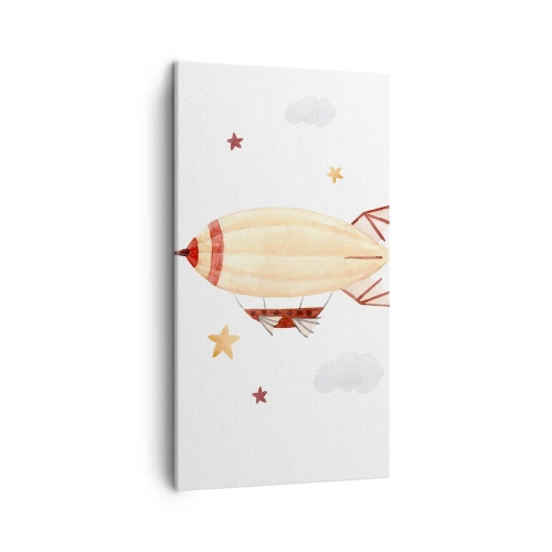 Canvastavla - Bild på duk - Luftskepp - 45x80 cm