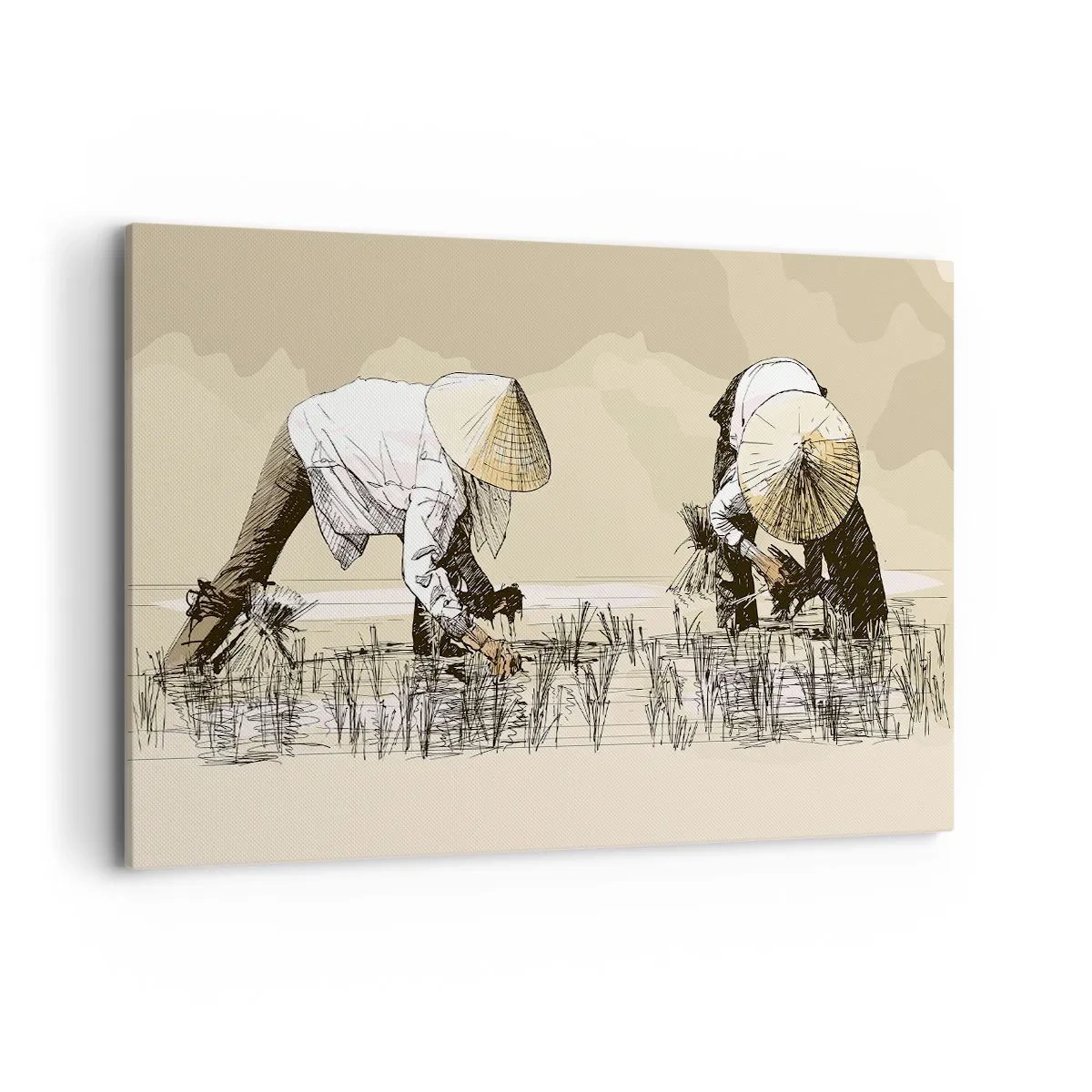 Canvastavla - Bild på duk - Lyckad skörd - 120x80 cm