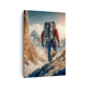 Canvastavla - Bild på duk - Ensam krigare - 70x100 cm