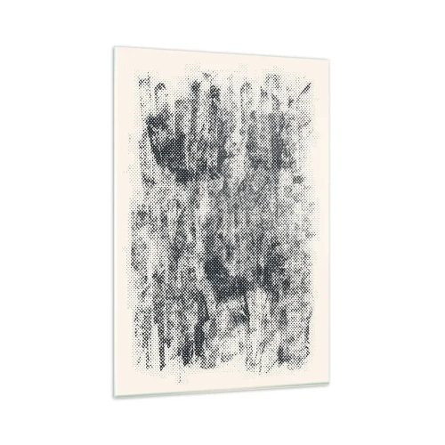 Glastavla - Bild på glas - Dimmig komposition - 80x120 cm