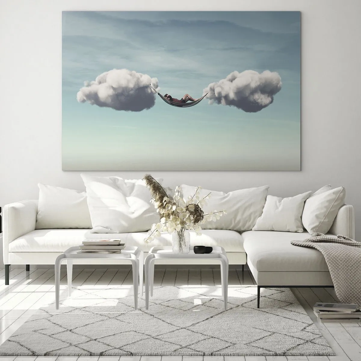 Glastavla - Bild på glas - Stundens salighet - 120x80 cm