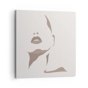 Canvastavla - Bild på duk - Skapad av ljus och skugga - 60x60 cm
