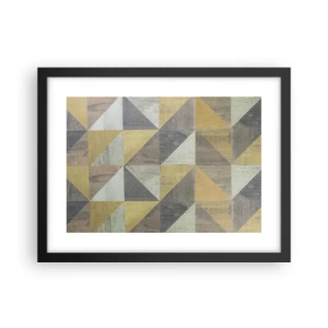 Affisch i svart ram - Under triangelns vinkel - 40x30 cm