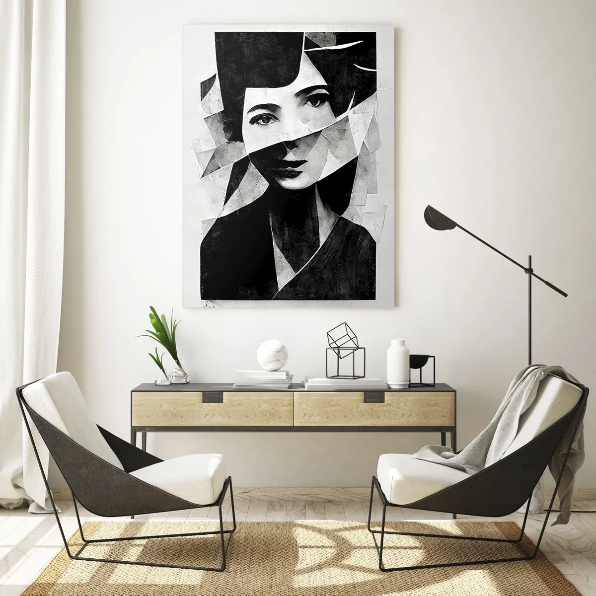 Glastavla - Bild på glas - Verkligen vad du är... - 50x70 cm