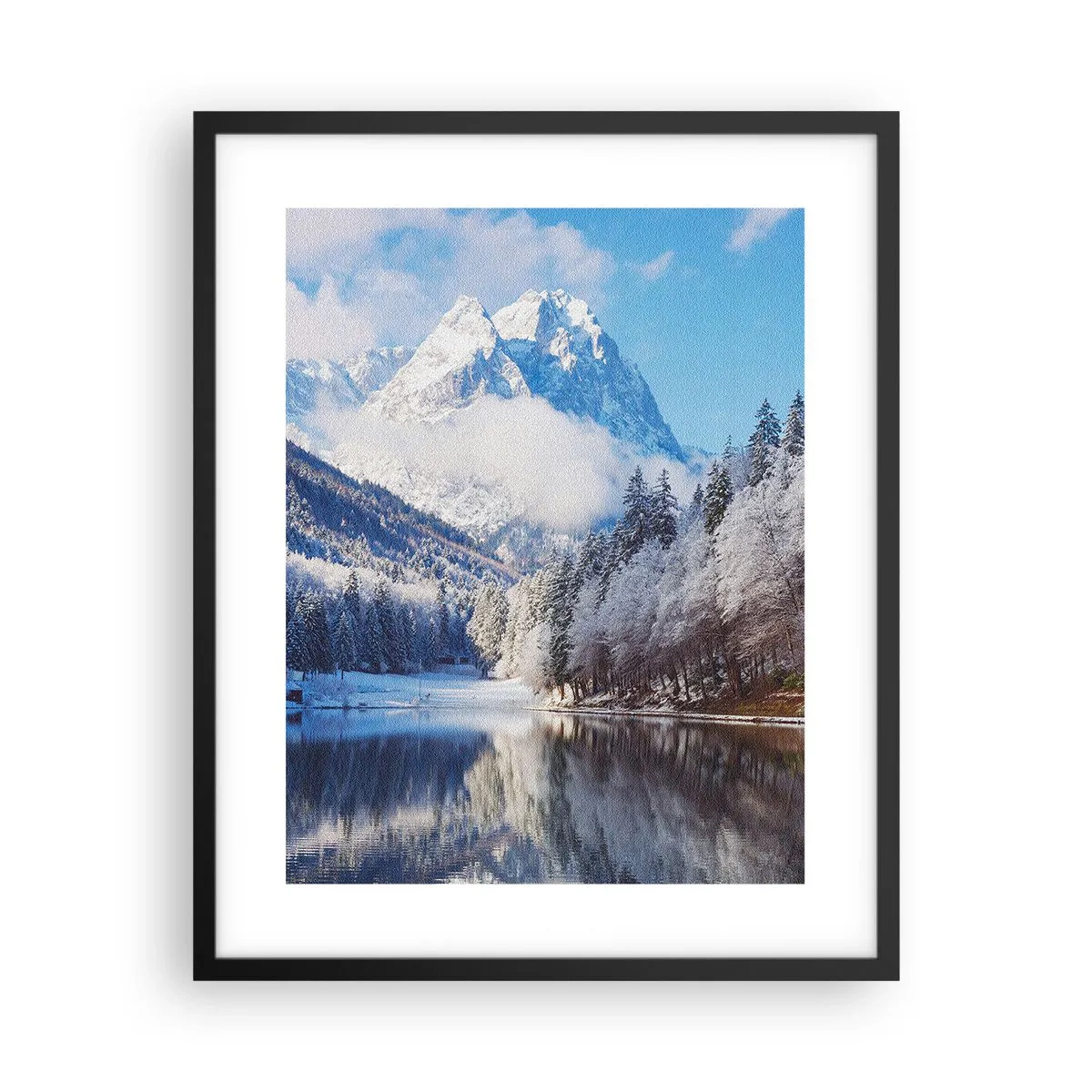 Affisch i svart ram - Snövakt - 40x50 cm