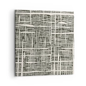 Canvastavla - Bild på duk - Vävd komposition - 50x50 cm