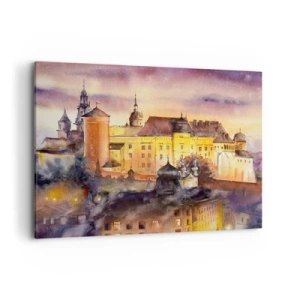 Canvastavla - Bild på duk - En historia och en berättelse - 100x70 cm