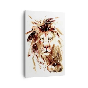 Canvastavla - Bild på duk - Styrka och värdighet - 80x120 cm