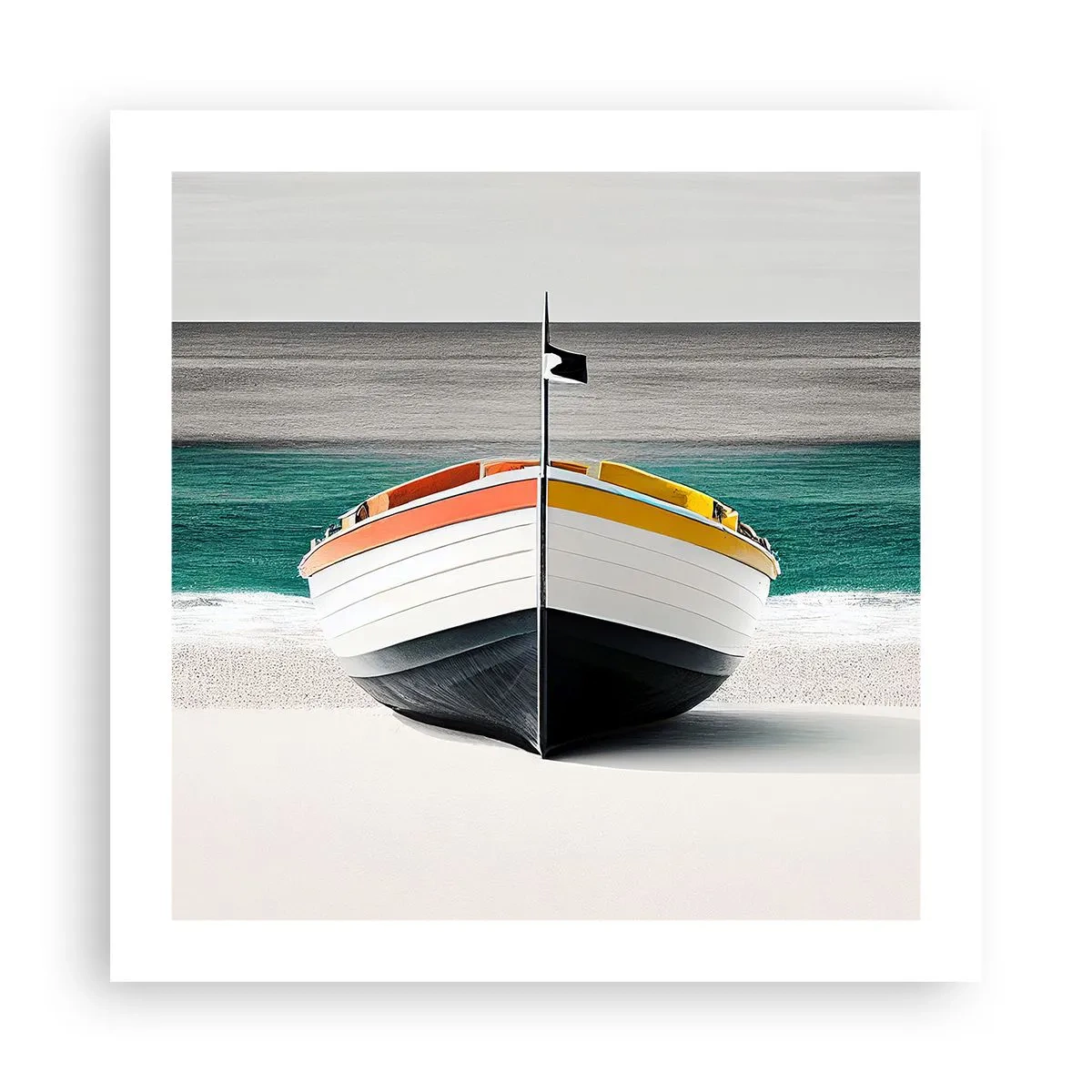 Affisch - På sin plats - 50x50 cm