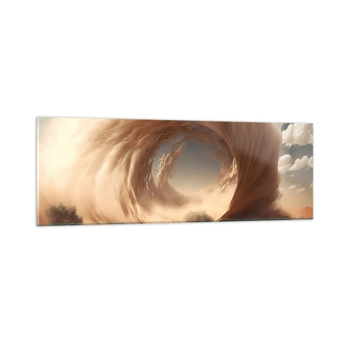 Glastavla - Bild på glas - Öppen portal - 90x30 cm