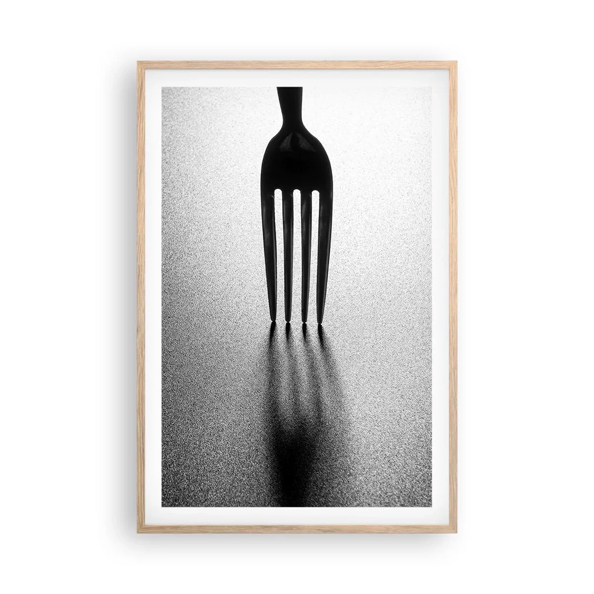 Affisch i ram av ljusek - Ljus och skugga - 61x91 cm