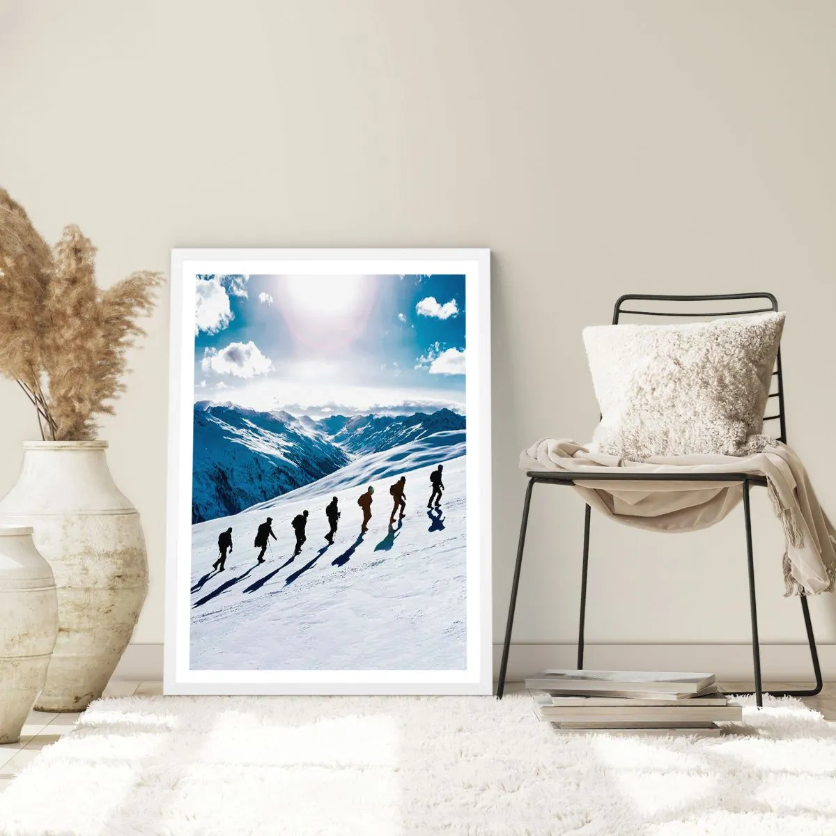 Affisch i vit ram - Erövrarnas lag - 70x100 cm