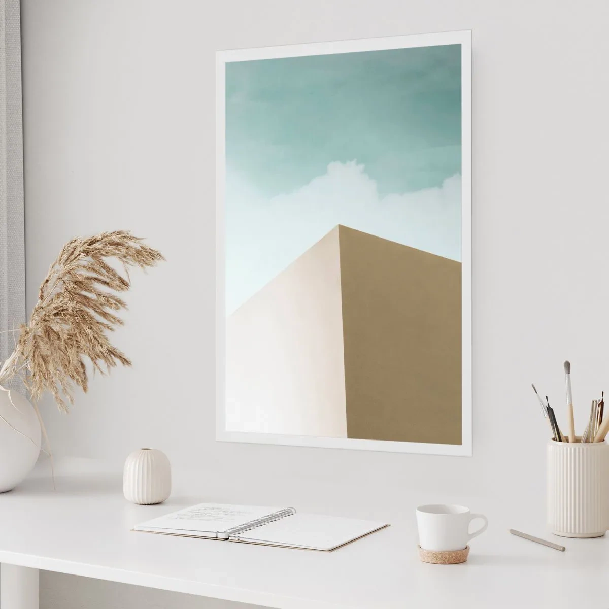Affisch - Geometri av en solig sommar - 50x70 cm