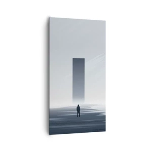 Canvastavla - Bild på duk - Möjlighet eller hot? - 65x120 cm