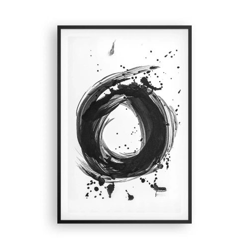 Affisch i svart ram - Skapandets virvel - 61x91 cm