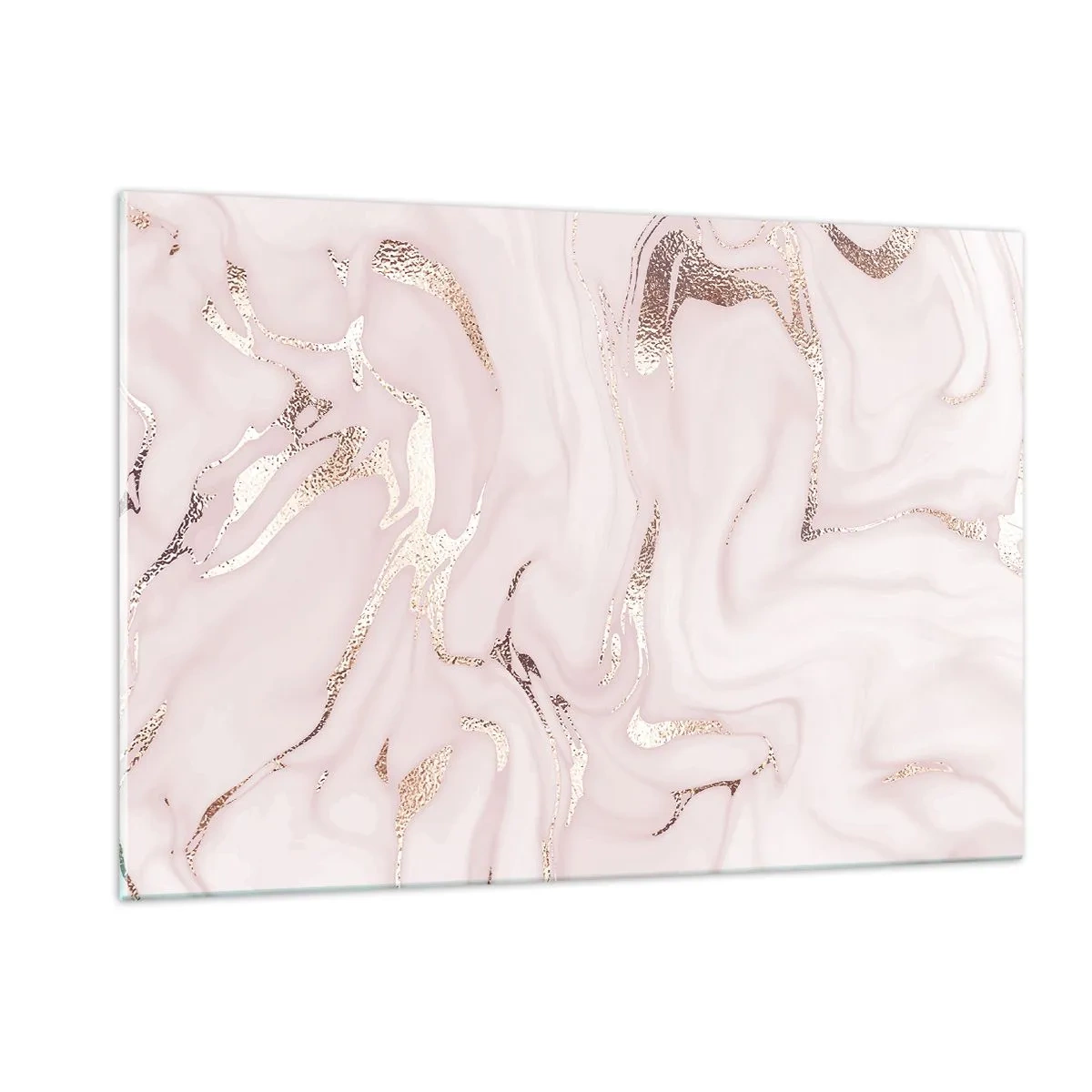 Glastavla - Bild på glas - Rosa raseri - 120x80 cm