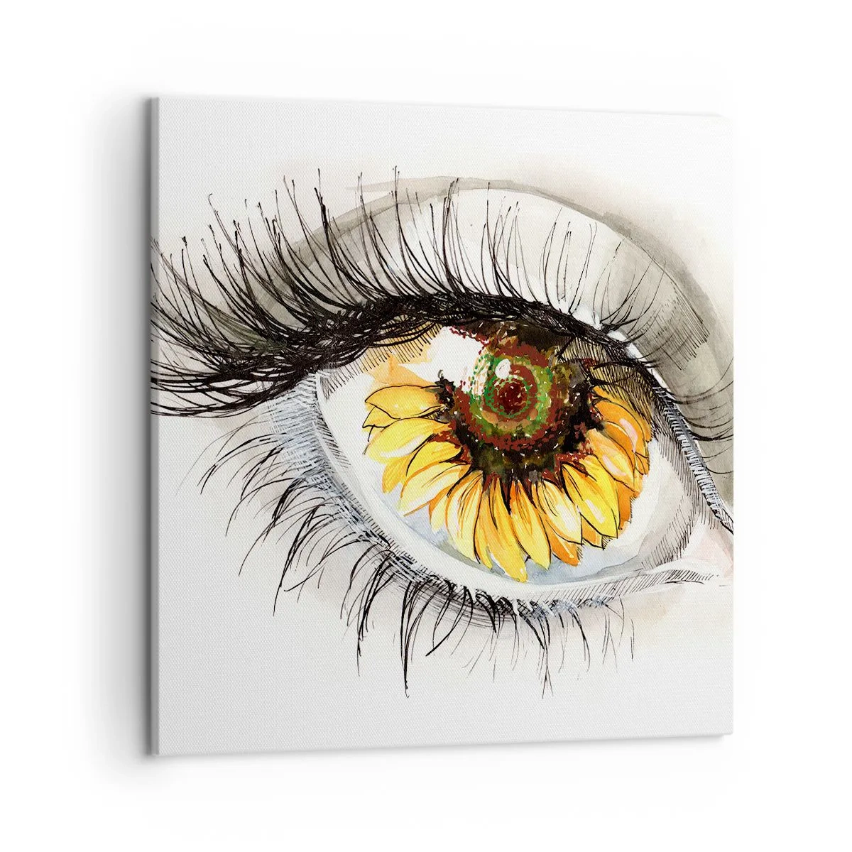 Canvastavla - Bild på duk - Blick het som sommar - 50x50 cm