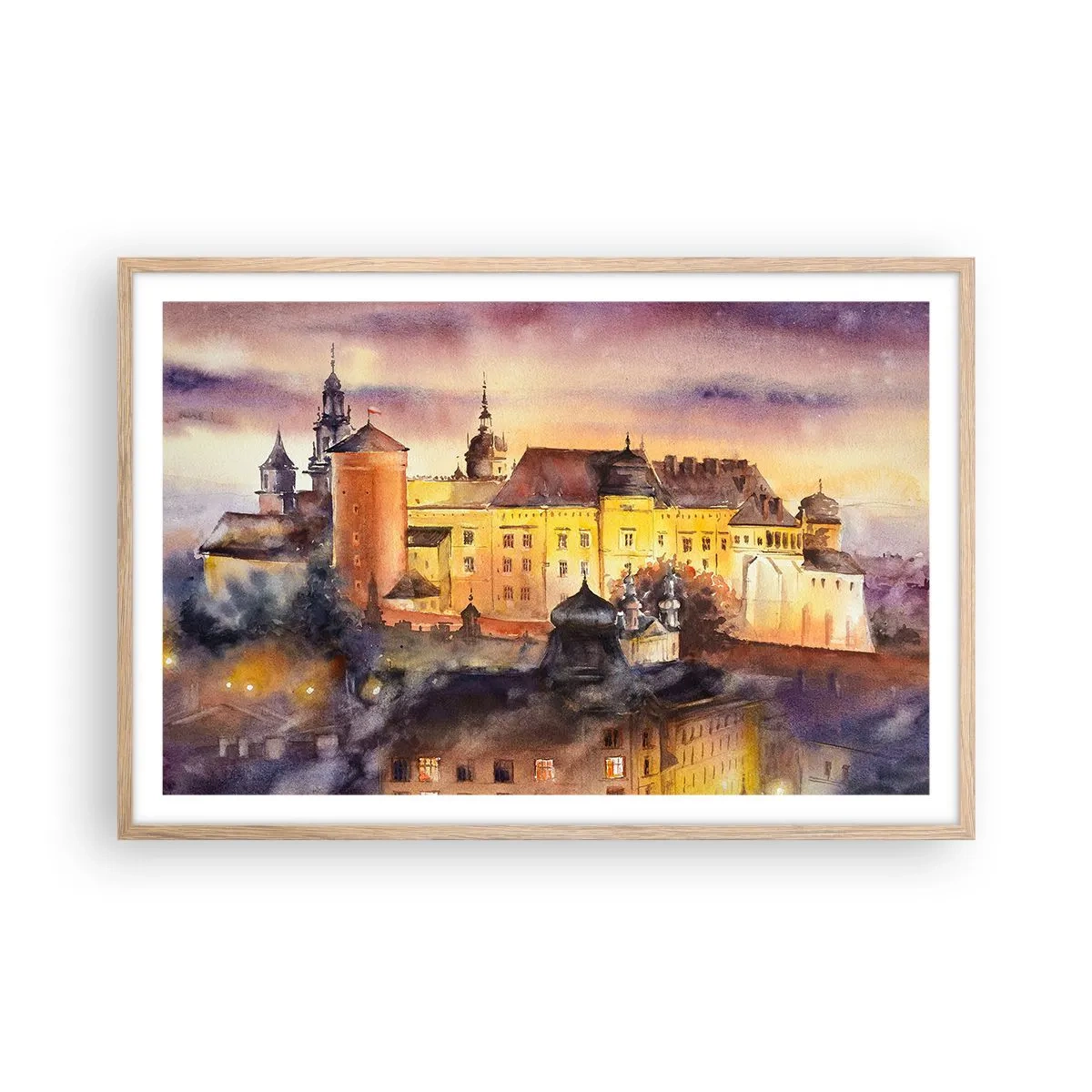 Affisch i ram av ljusek - En historia och en berättelse - 91x61 cm