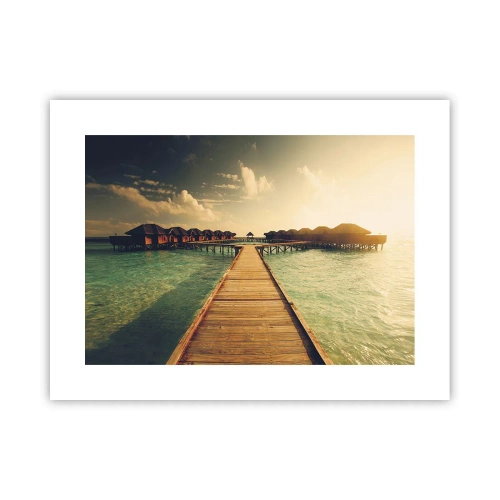 Affisch - Varm inbjudan - 40x30 cm