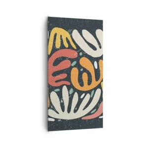 Canvastavla - Bild på duk - Komposition - Jag tar snart tag i dig  - 65x120 cm