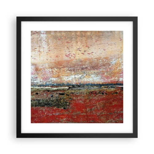 Affisch i svart ram - Kanske är det havet - 40x40 cm
